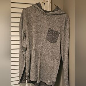 Boys /young mens lightweight gray hoodie